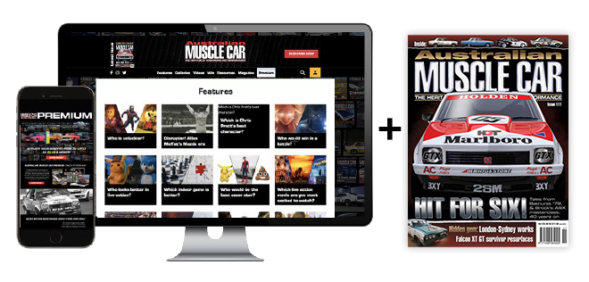 Australian MUSCLE CAR Magazine Premium Digital + Print Membership